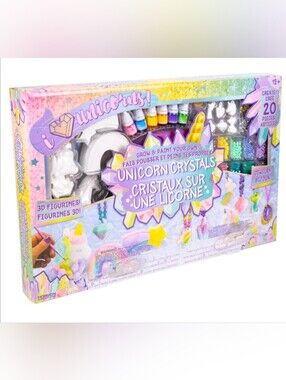 Unicorn Crystals Growing Jewelry Kit - Pastel Rainbow DIY Set
